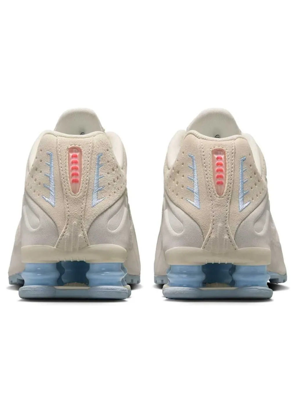 Кроссовки (WMNS) Nike Shox R4 'Pale Ivory' — изображение 5 из 6, белый