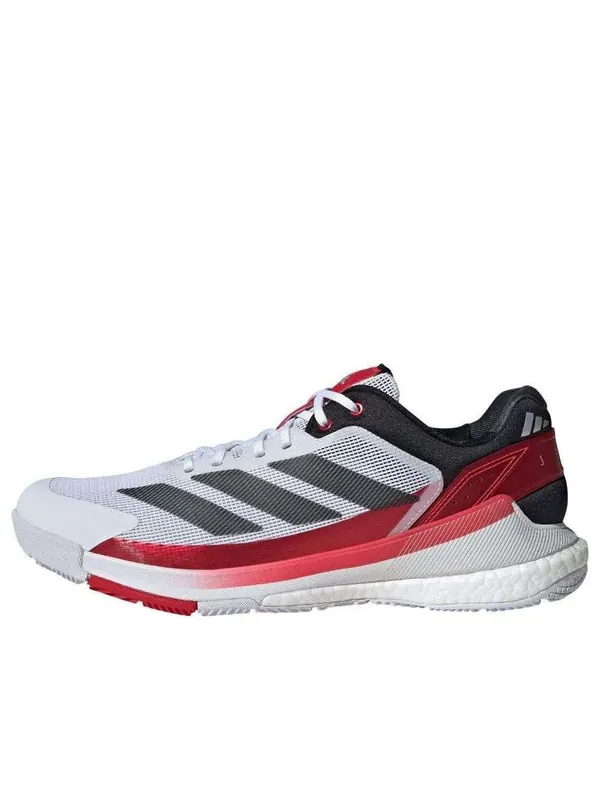 Кроссовки crazyquick boost padel 'cloud white black lucid red' Adidas — изображение 1 из 4, белый/черный/красный