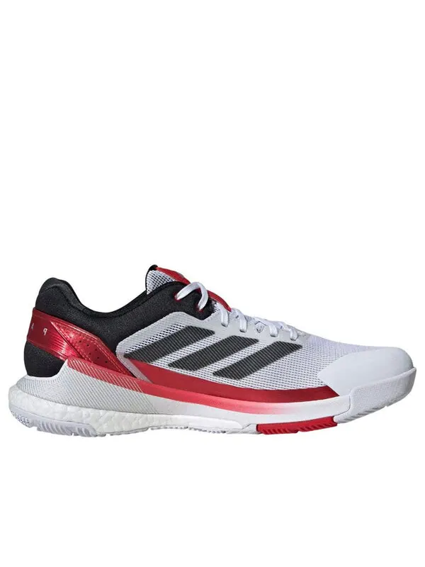 Кроссовки crazyquick boost padel 'cloud white black lucid red' Adidas — изображение 2 из 4, белый/черный/красный