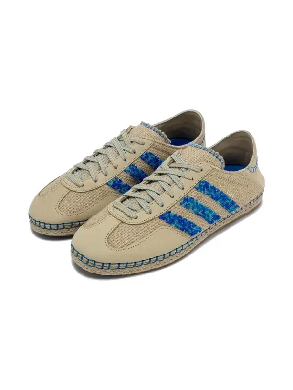 Кроссовки x клот газель Adidas — изображение 3 из 4, хаки/светлый синий/синий