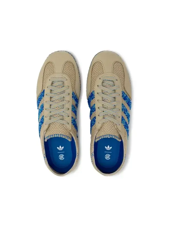 Кроссовки x клот газель Adidas — изображение 4 из 4, хаки/светлый синий/синий