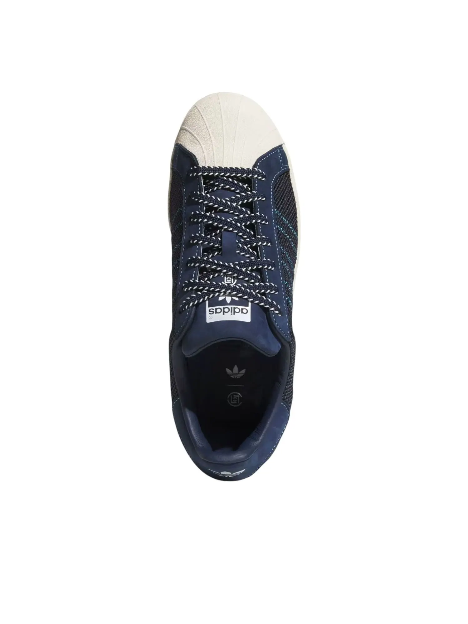 Кроссовки adidas x CLOT Superstar B 'Night Indigo' — изображение 2 из 4, темно-синий