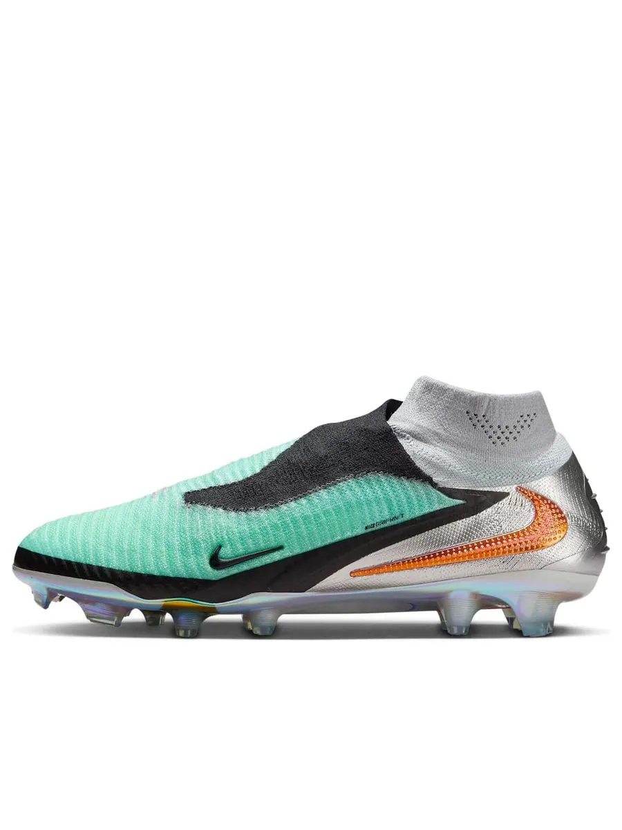Кроссовки Nike Phantom 6 High Elite FG 'Chrome Black' — изображение 1 из 6, серебряный