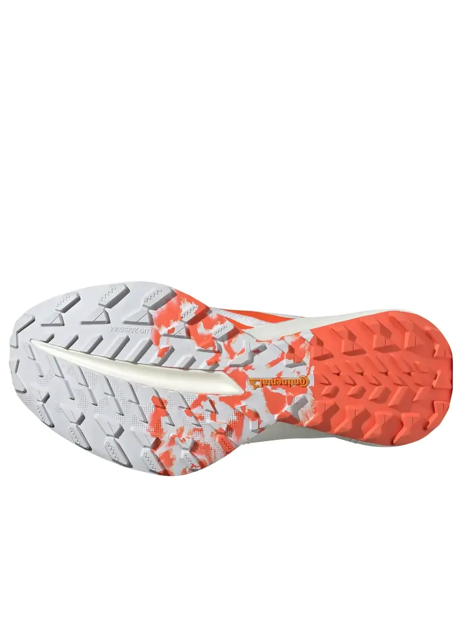 Кроссовки (WMNS) adidas Terrex Agravic Speed Ultra Trail 'Cloud White Impact Orange' — изображение 5 из 5, белый