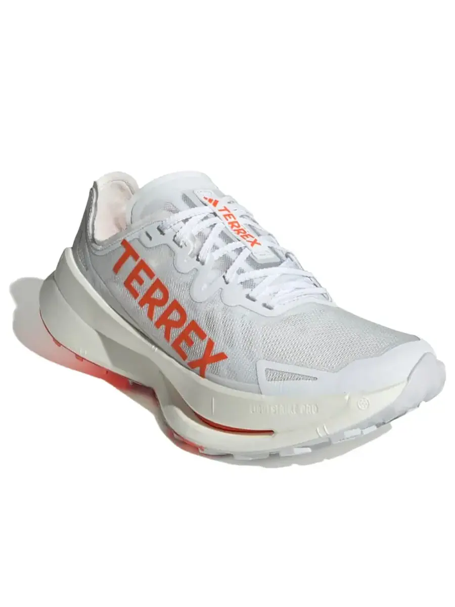 Кроссовки adidas Terrex Agravic Speed Ultra 'White Impact Orange' — изображение 4 из 5, белый