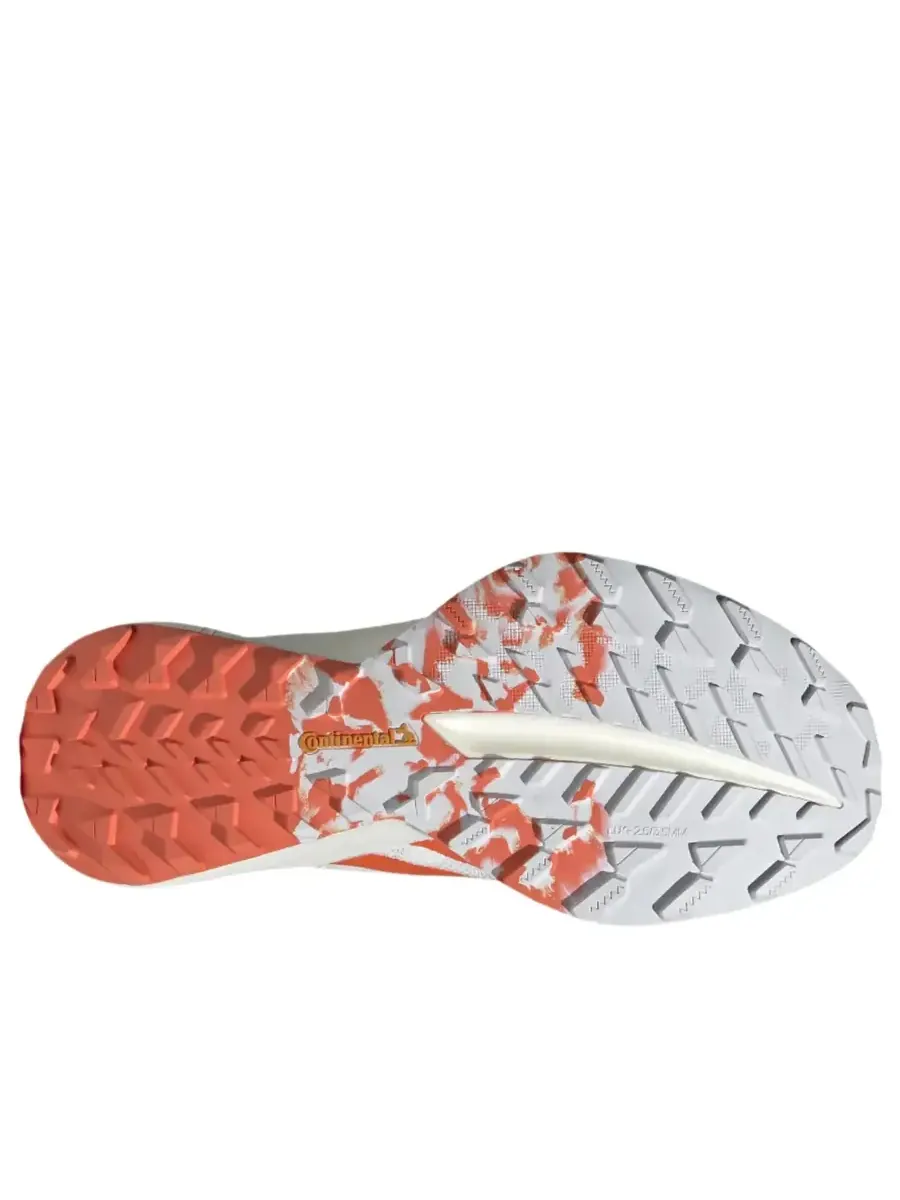 Кроссовки adidas Terrex Agravic Speed Ultra 'White Impact Orange' — изображение 5 из 5, белый