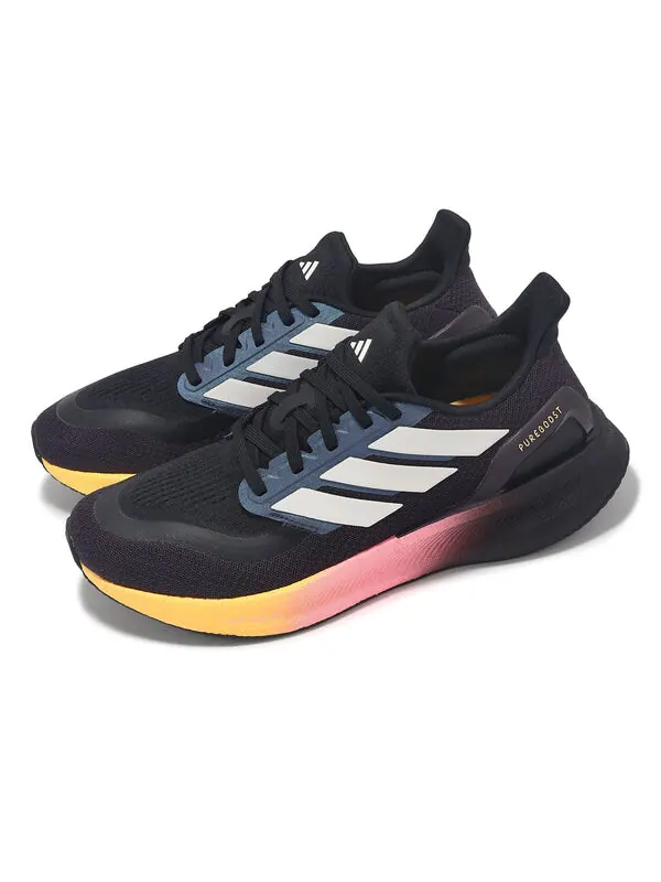 Кроссовки pureboost 5 'black multi-color' Adidas — изображение 3 из 4, черный/мульти