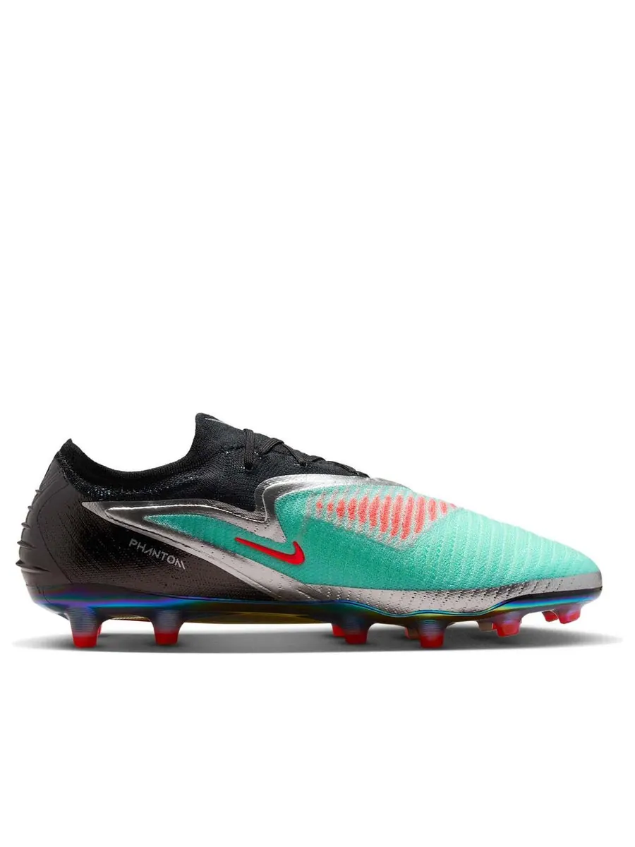 Кроссовки Nike Phantom 6 Low Elite AG 'Chrome Black' — изображение 2 из 6, серебряный