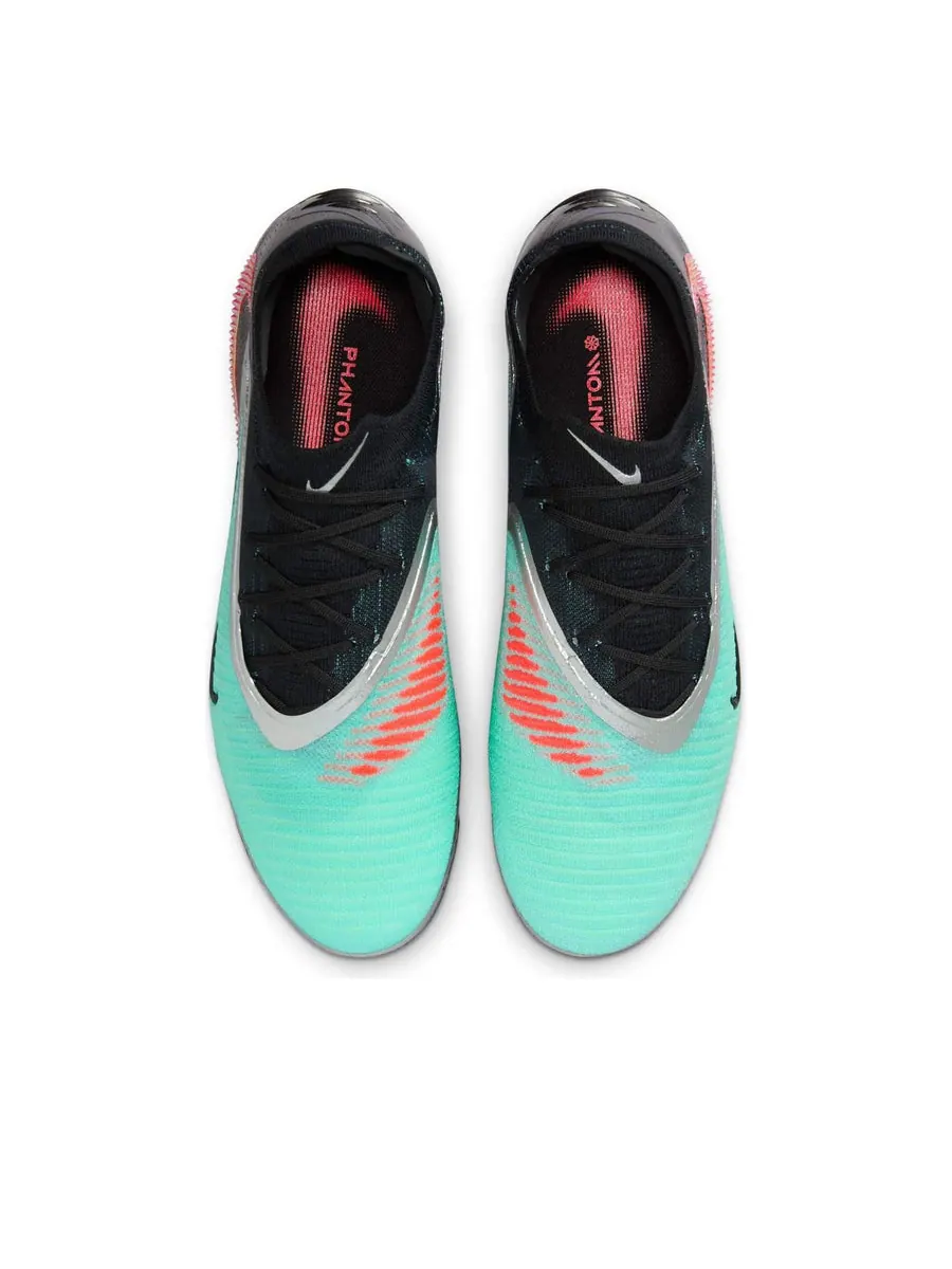 Кроссовки Nike Phantom 6 Low Elite AG 'Chrome Black' — изображение 4 из 6, серебряный