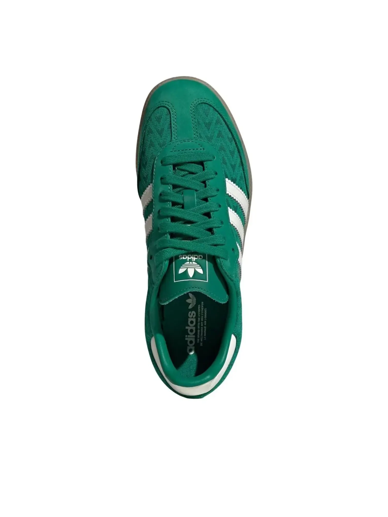 Кроссовки (WMNS) Adidas Samba 'Bold Green Off White Gold Metallic' — изображение 4 из 6, зеленый