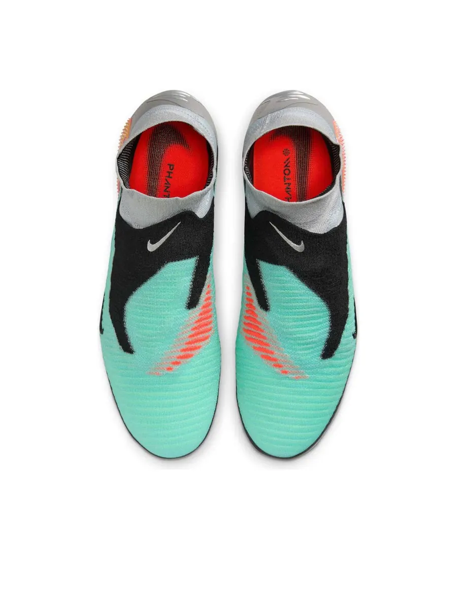 Кроссовки Nike Phantom 6 High Elite AG 'Chrome Black' — изображение 4 из 6, серебряный