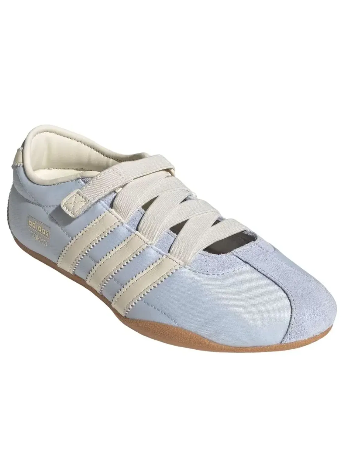 Женские кроссовки-балетки с ремешком на липучке Tokyo Adidas — изображение 4 из 5, синий