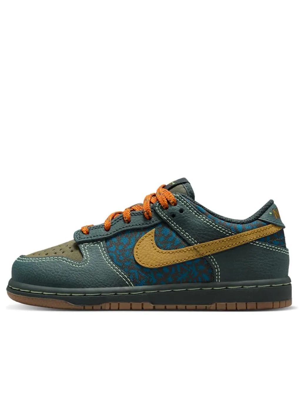 (PS) Nike Dunk Low 'Seaweed Cargo Khaki Ochre' — изображение 1 из 6, хаки/зеленый