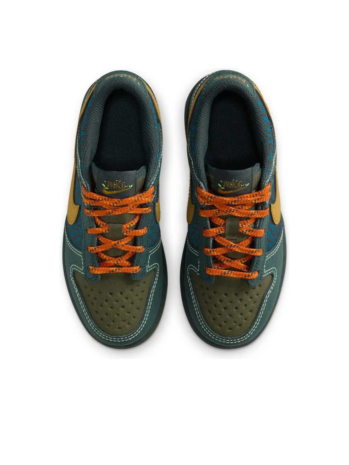 (PS) Nike Dunk Low 'Seaweed Cargo Khaki Ochre' — изображение 2 из 6, хаки/зеленый
