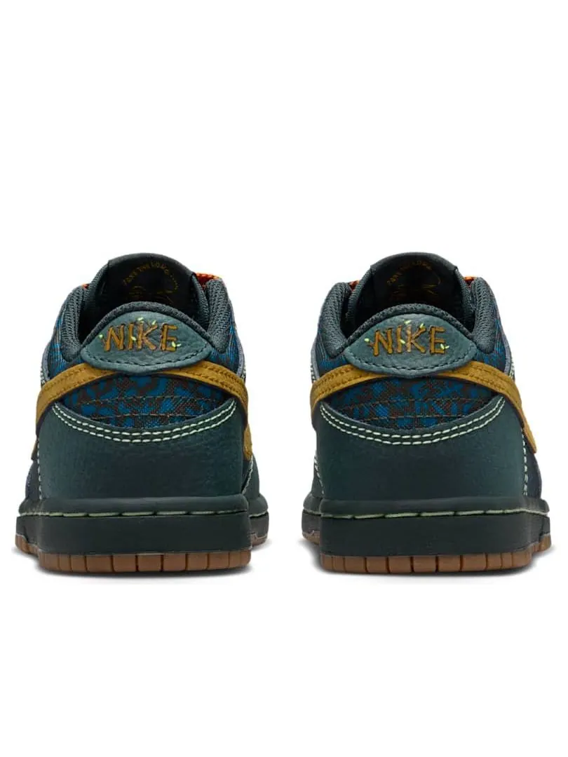 (PS) Nike Dunk Low 'Seaweed Cargo Khaki Ochre' — изображение 3 из 6, хаки/зеленый