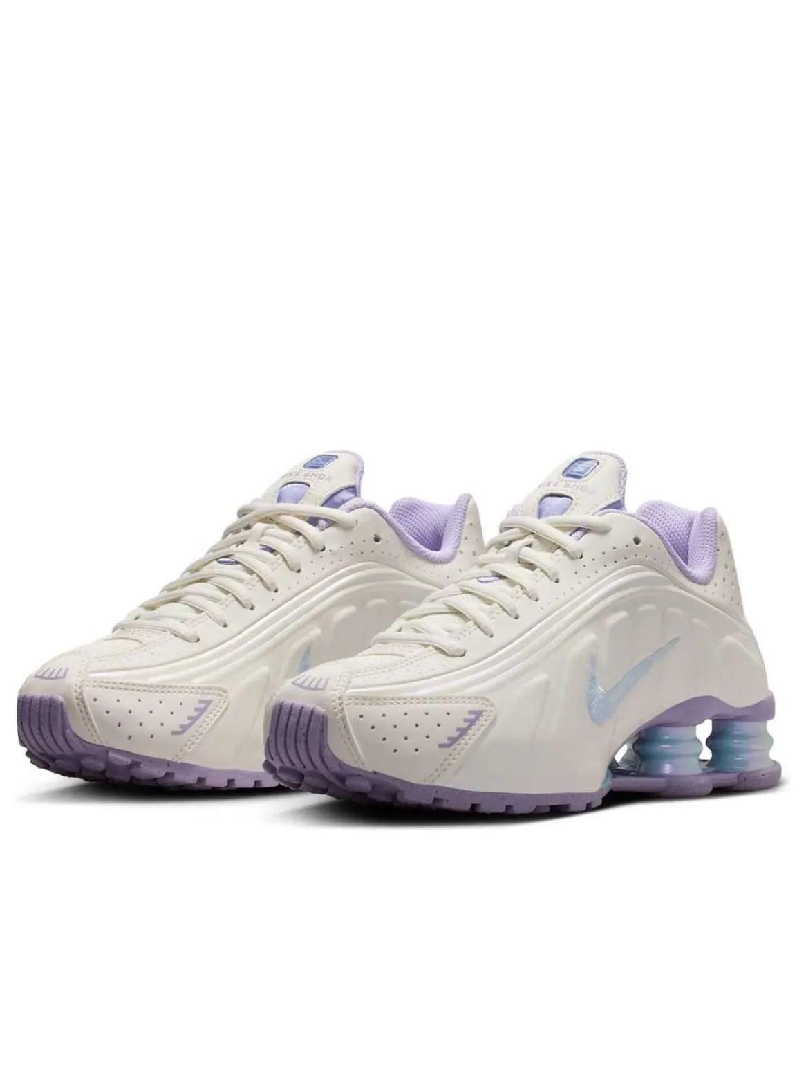 Кроссовки (GS) Nike Shox R4 'Soft Pearl Hydrangeas' — изображение 4 из 6, белый