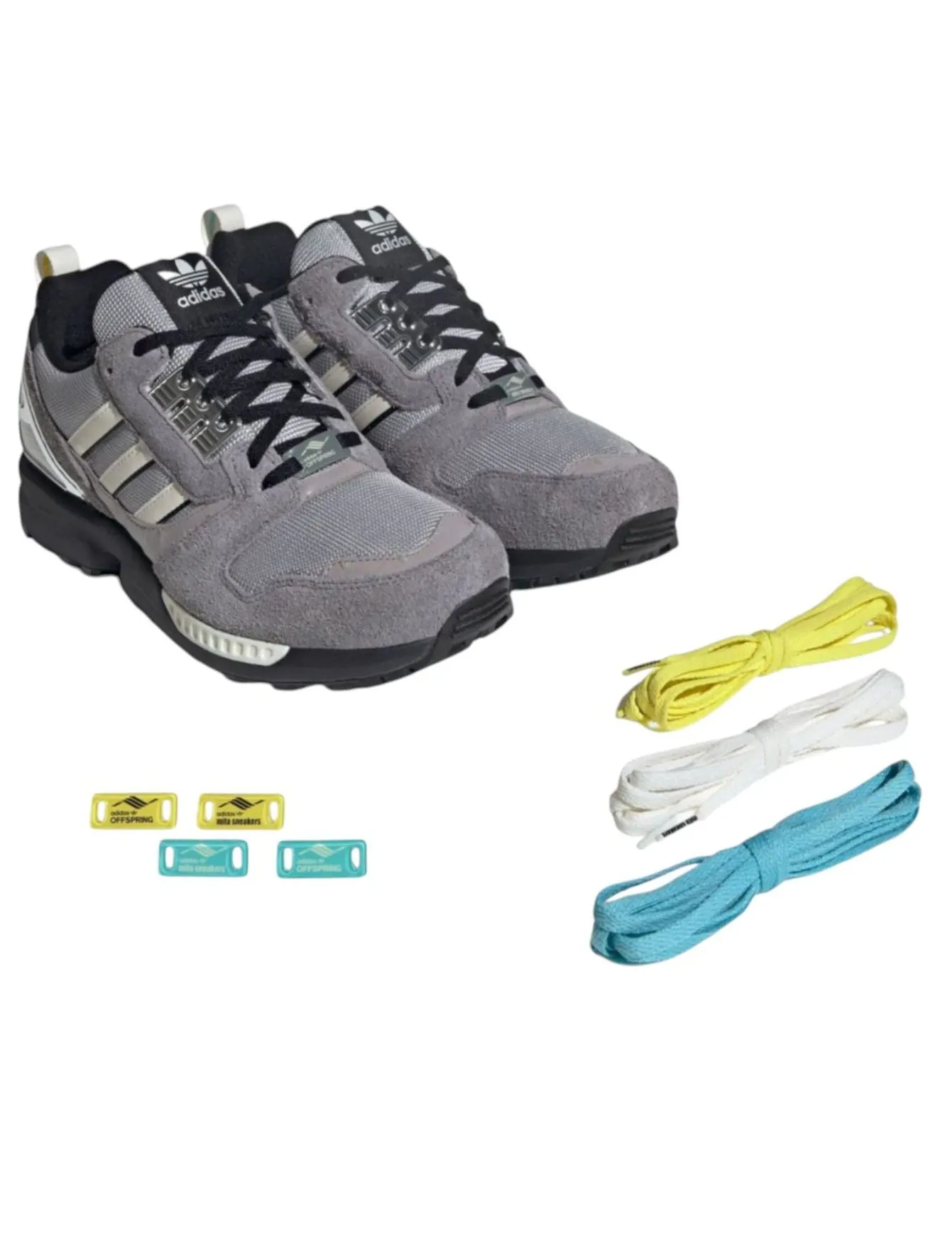 Кроссовки adidas x Mita x Offspring ZX 8000 'Grey Three' — изображение 2 из 5, серый