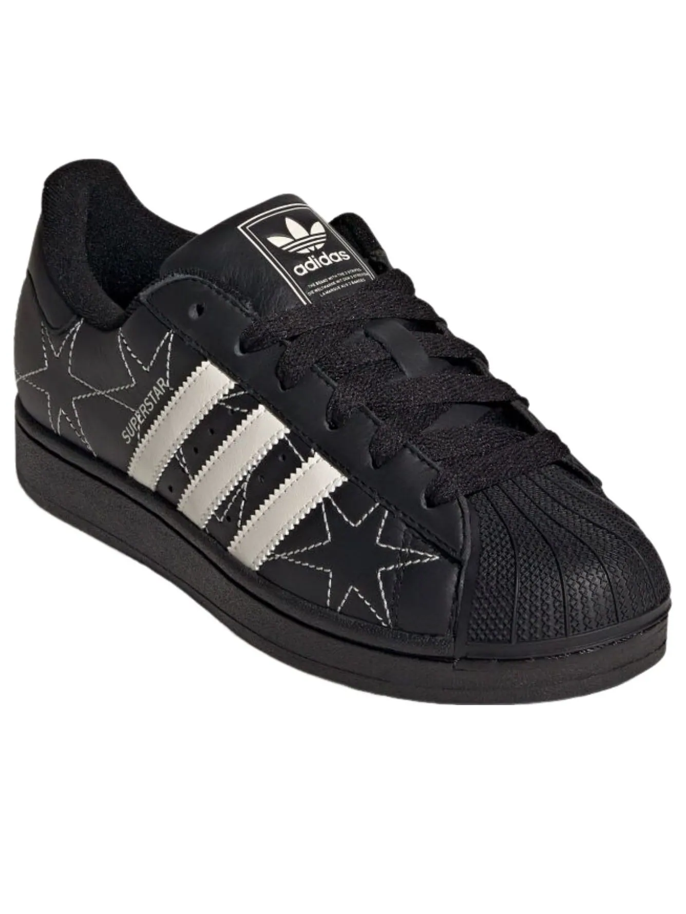 Adidas Superstar 'Black Cream' — изображение 2 из 6, черный/кремовый