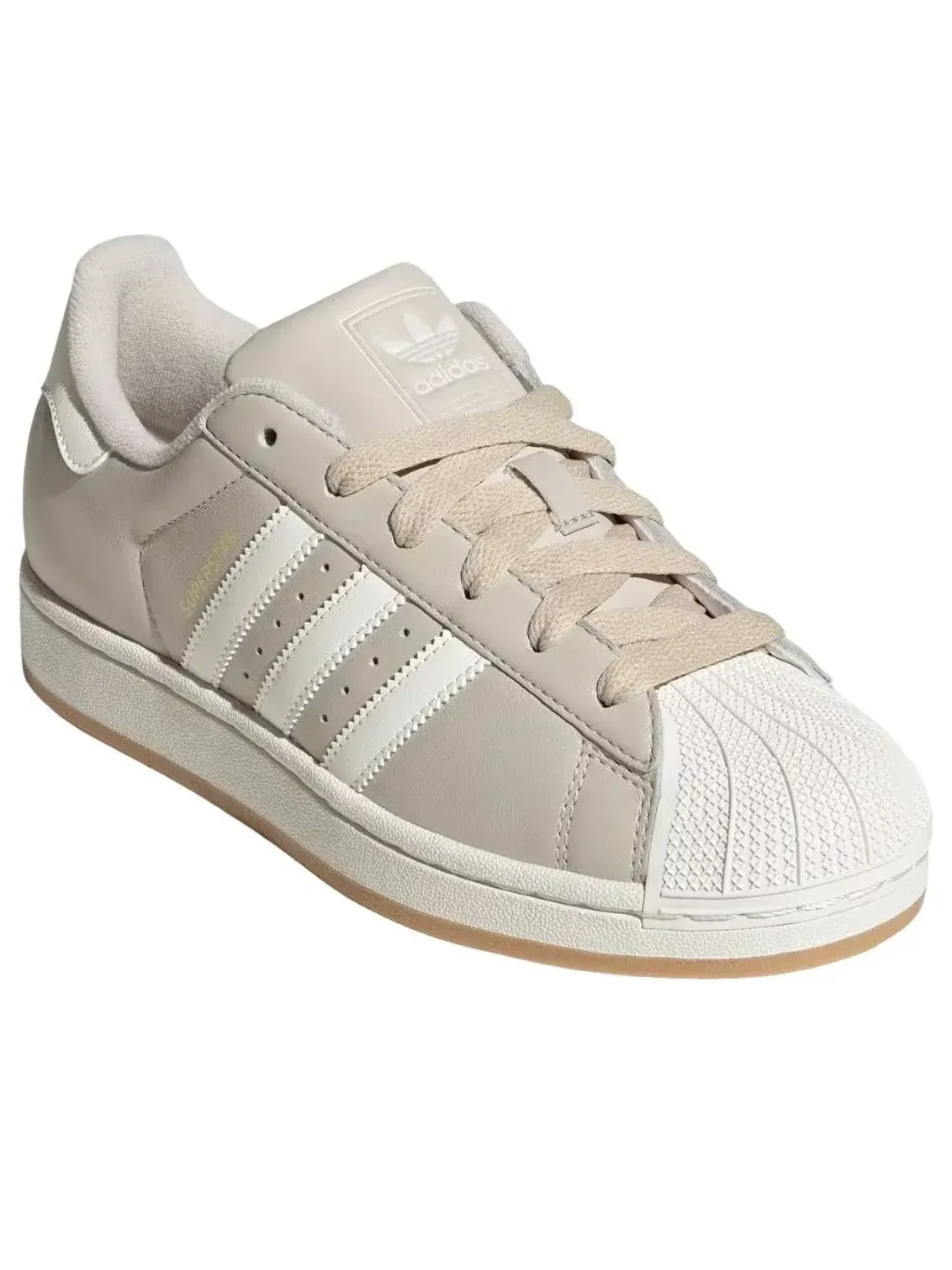 Кроссовки (WMNS) Adidas Superstar II 'Beige Off White' — изображение 4 из 5, бежевый