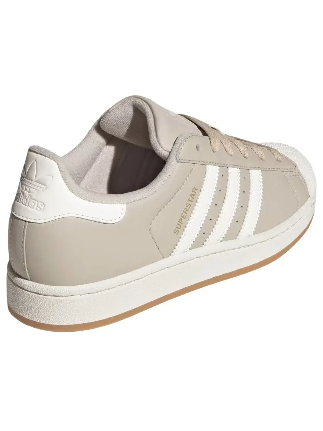 Кроссовки (WMNS) Adidas Superstar II 'Beige Off White' — изображение 5 из 5, бежевый