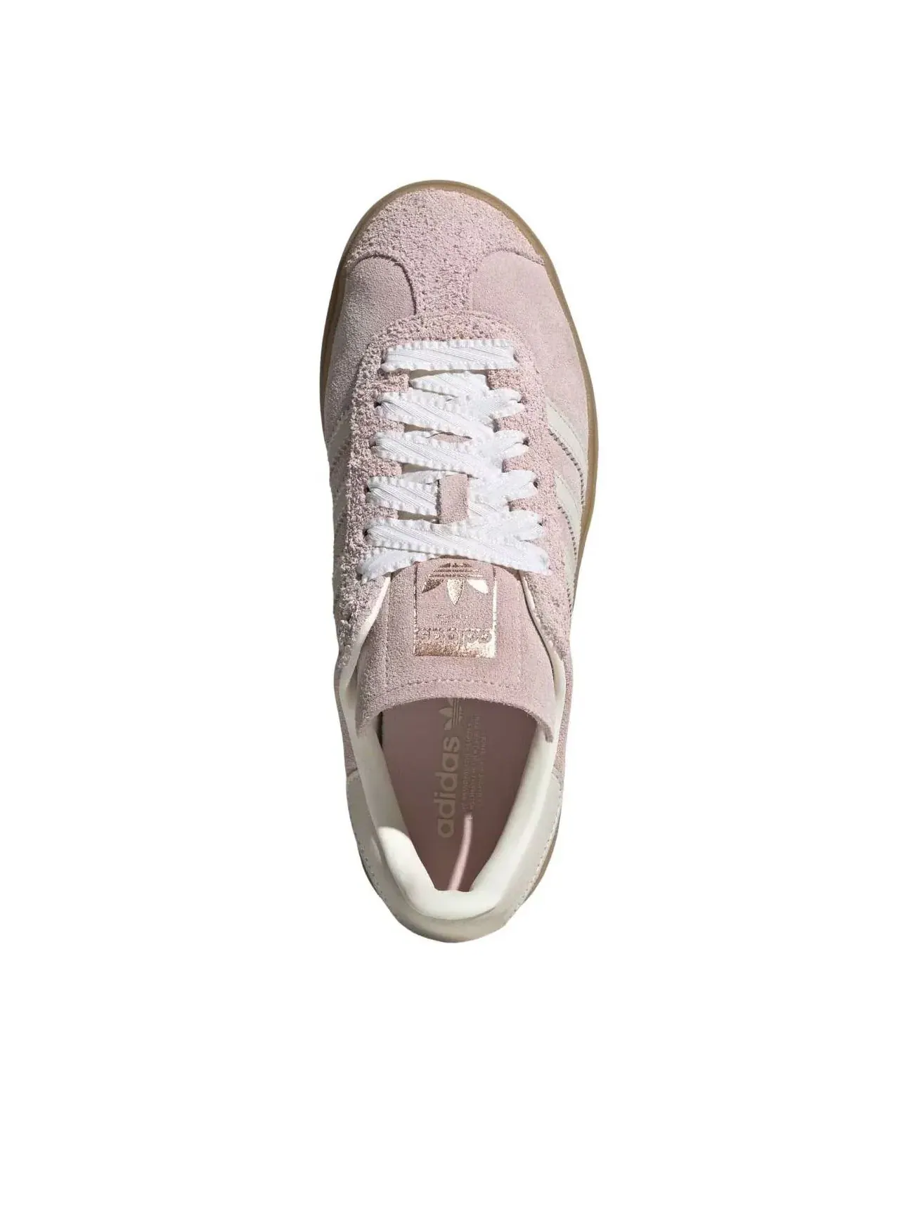 Кроссовки (WMNS) Adidas Gazelle Bold 'Sandy Pink Gum' — изображение 2 из 5, розовый