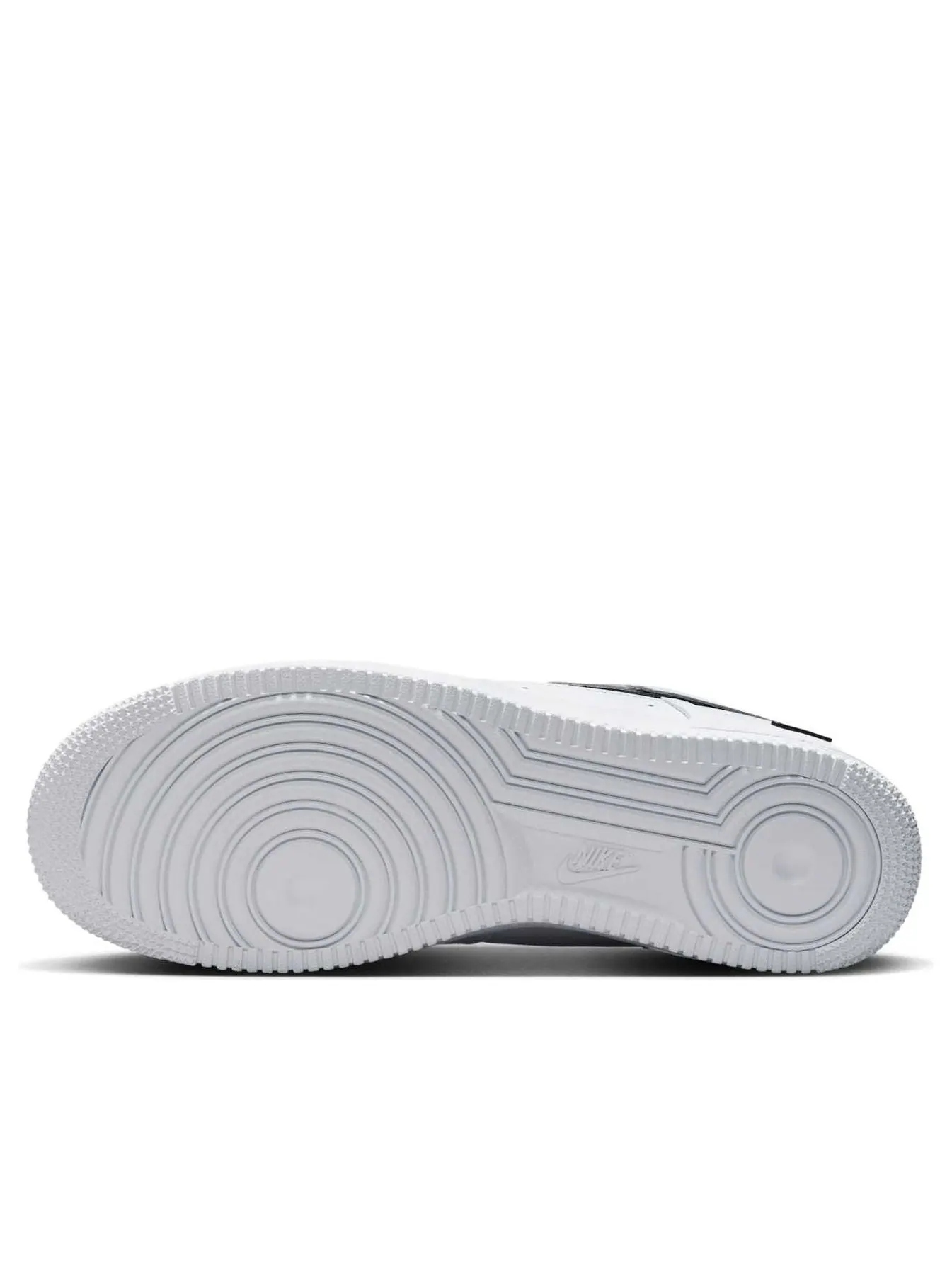 Кроссовки Nike Air Force 1 Low Nylon Swoosh 'White Black' — изображение 5 из 6, белый