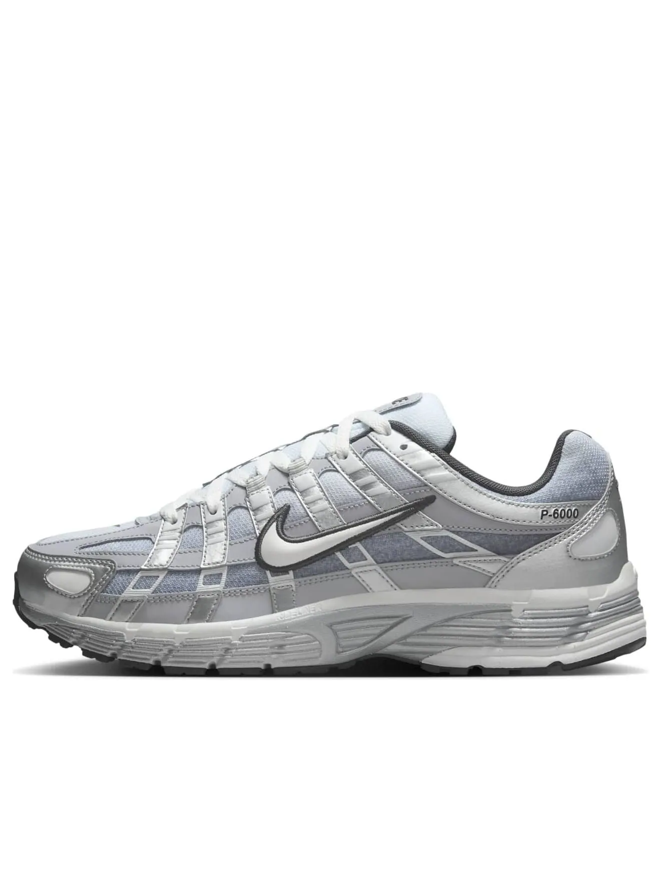 Кроссовки Nike P-6000 'Metallic Silver Wolf Grey' — изображение 1 из 6, серебряный