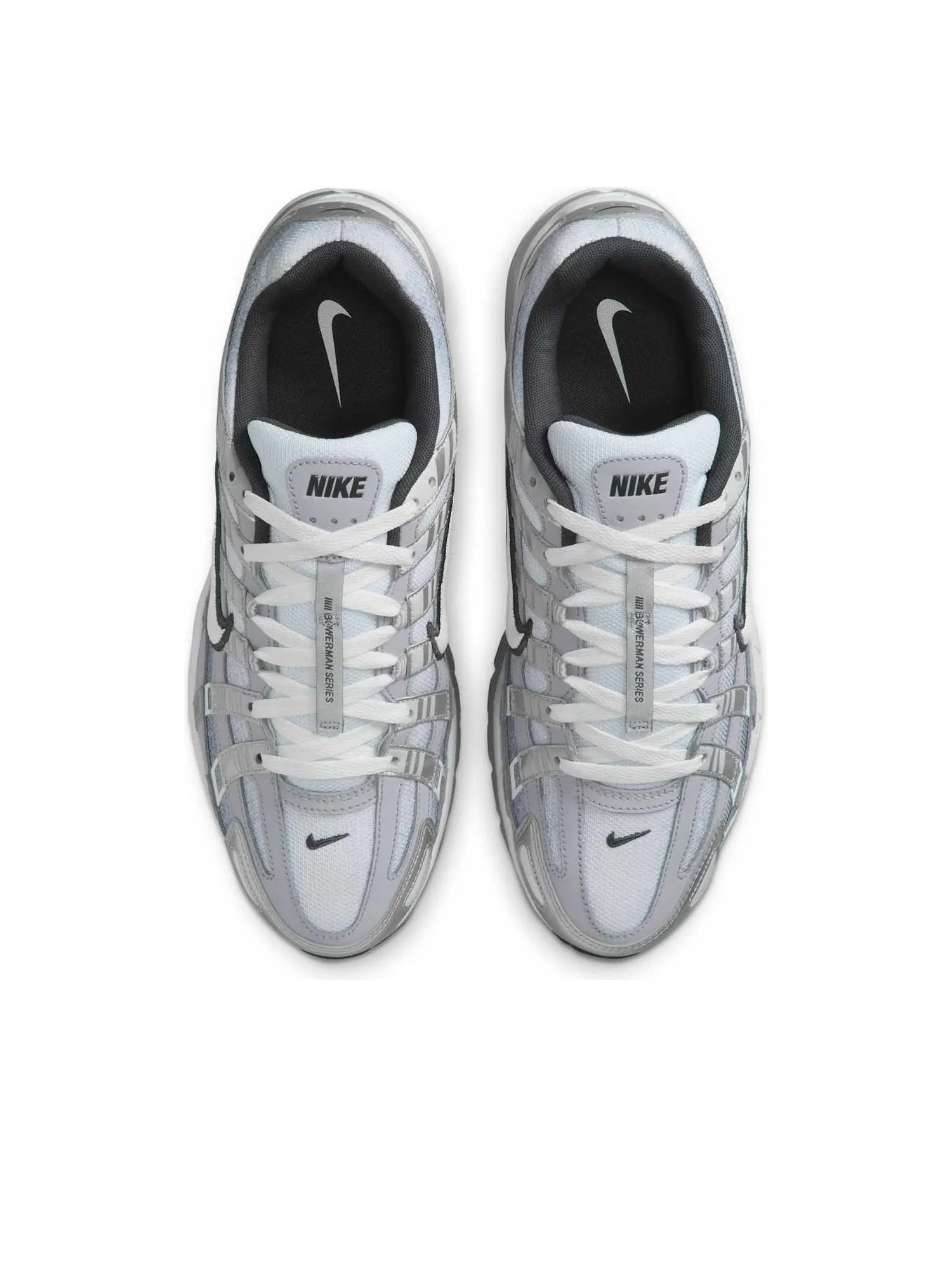 Кроссовки Nike P-6000 'Metallic Silver Wolf Grey' — изображение 2 из 6, серебряный