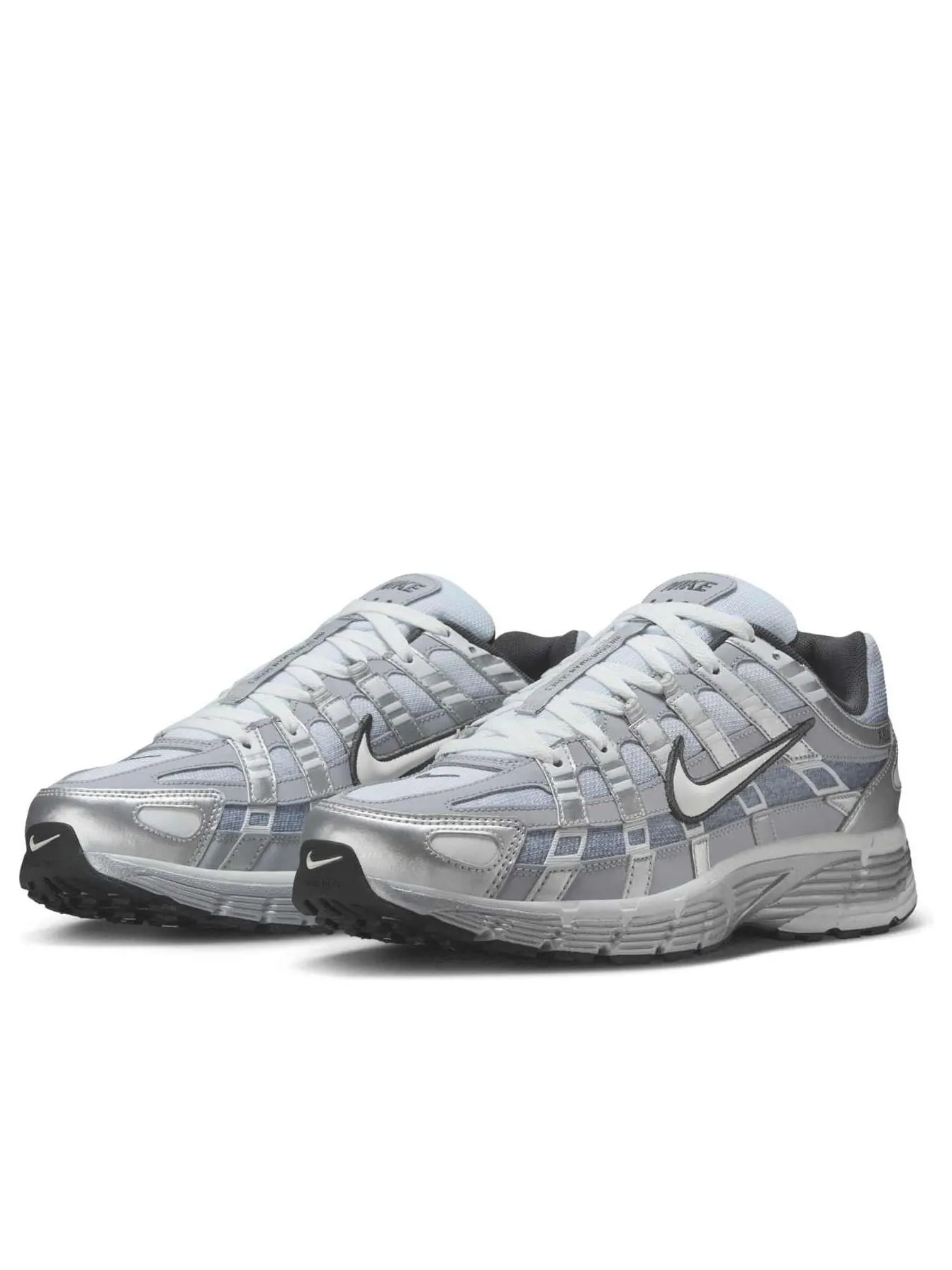 Кроссовки Nike P-6000 'Metallic Silver Wolf Grey' — изображение 4 из 6, серебряный