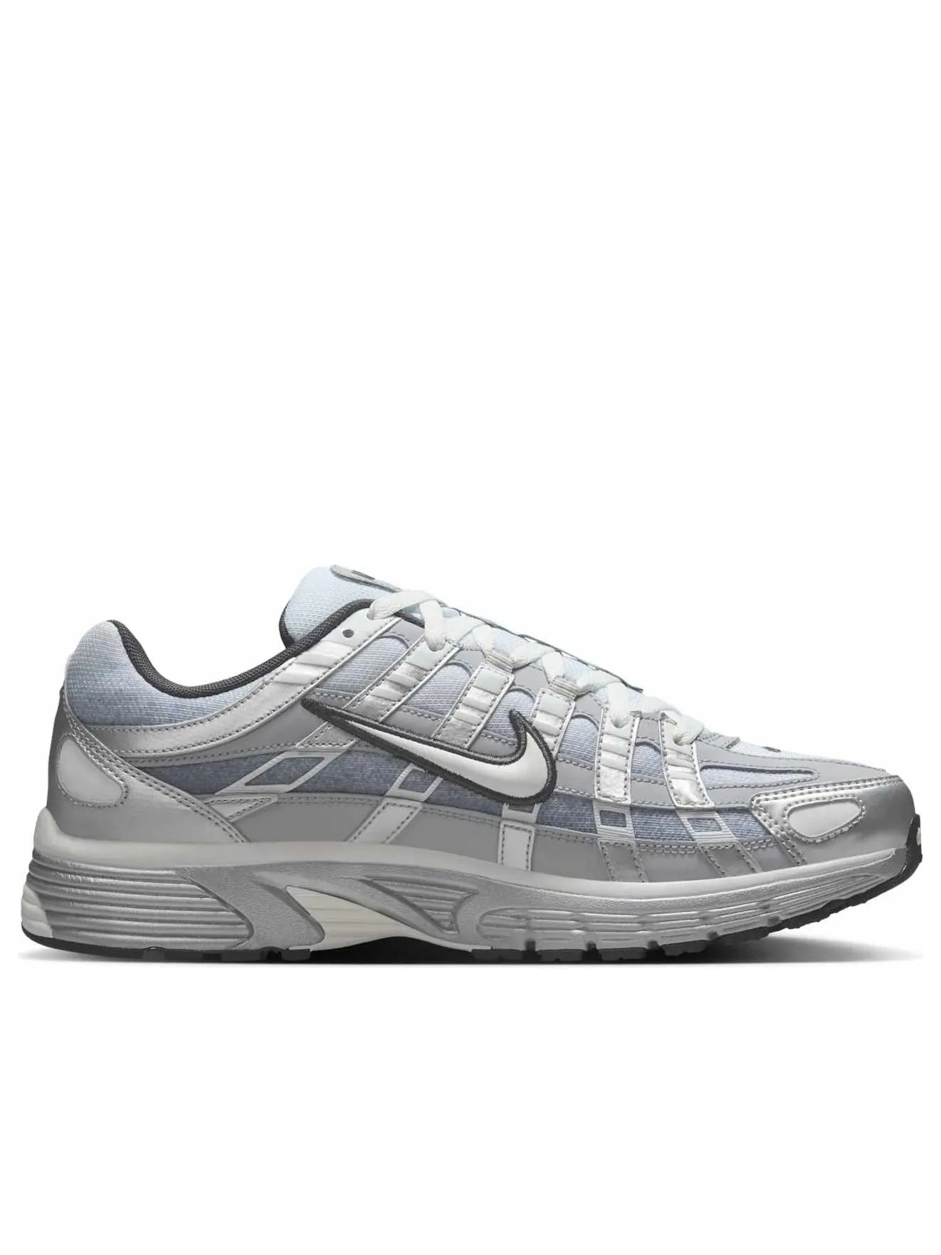 Кроссовки Nike P-6000 'Metallic Silver Wolf Grey' — изображение 6 из 6, серебряный