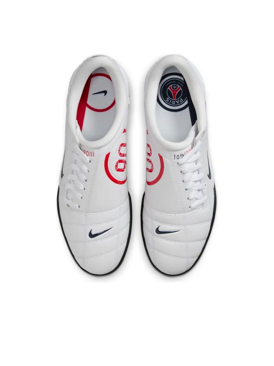 Кроссовки Nike x PSG Paris Saint-Germain Total 90 3 SP 'White Midnight Navy' — изображение 4 из 6, белый