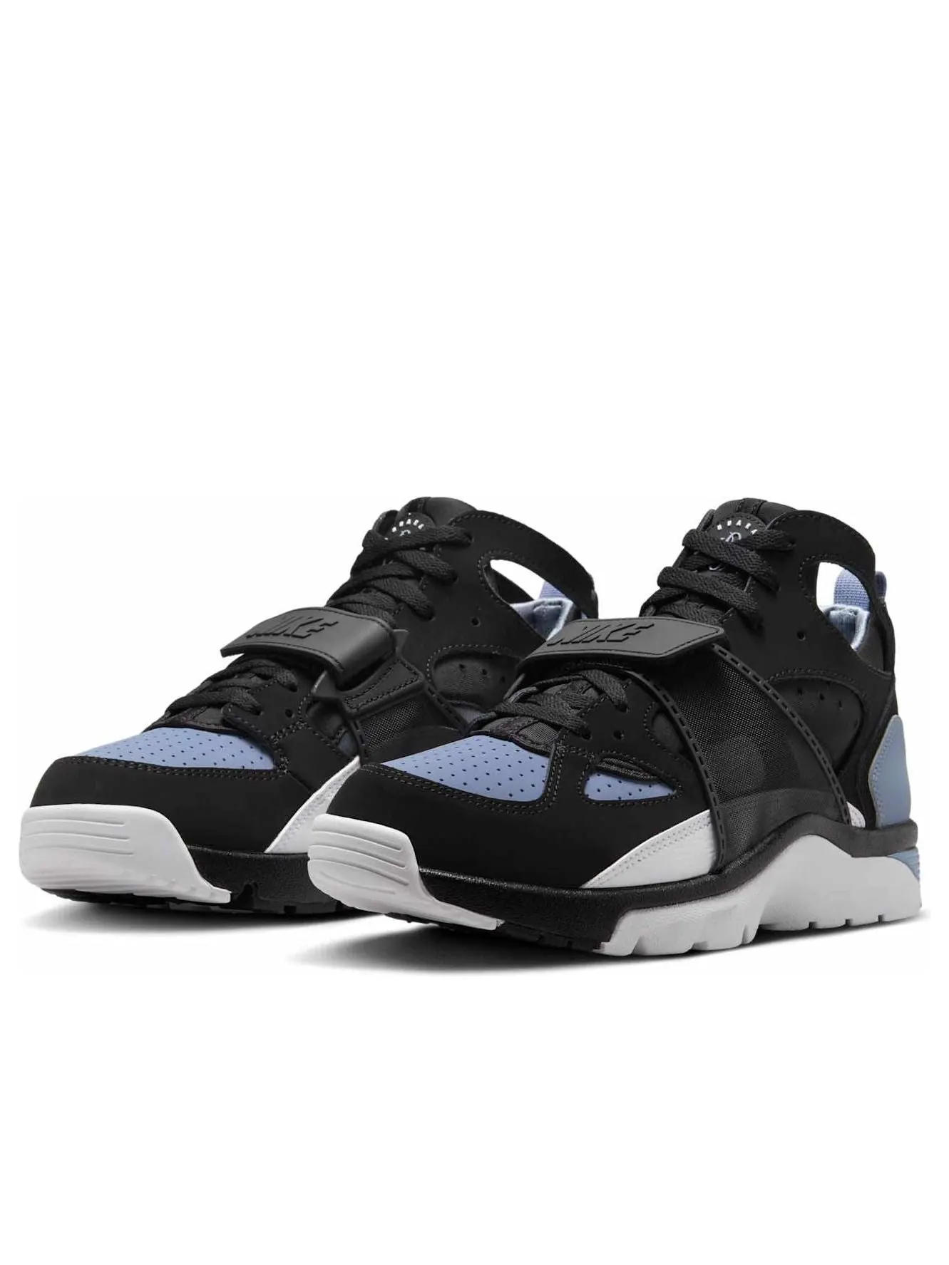 Кроссовки Nike Air Trainer Huarache 'Black Cool Blue' — изображение 4 из 6, черный