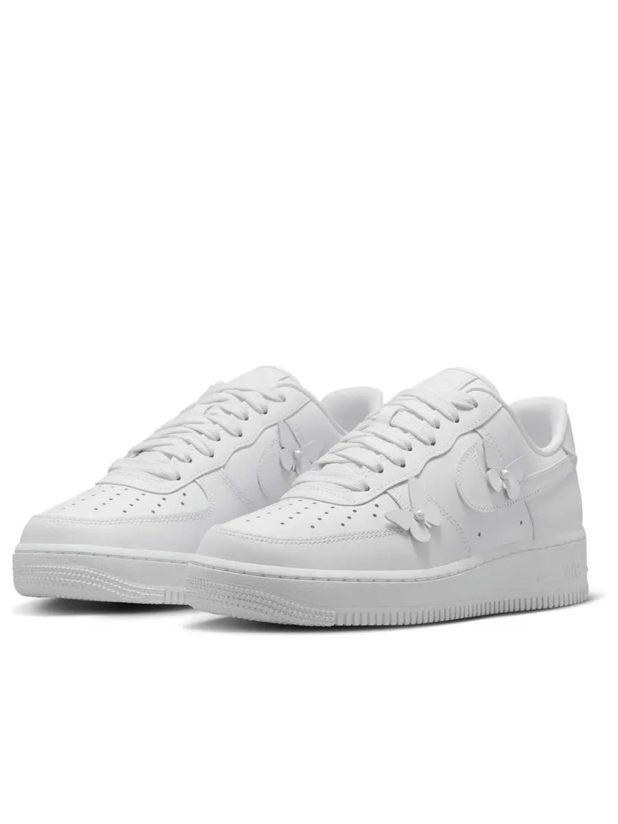 Кроссовки (WMNS) Nike Air Force 1 Low 'Butterfly White' — изображение 3 из 6, белый