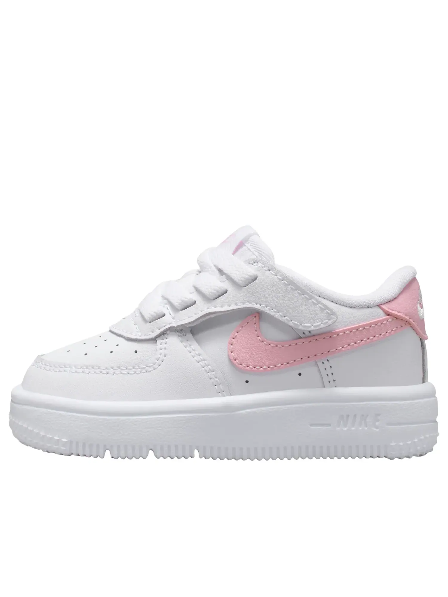 Детские кроссовки с липучкой и шнуровкой Nike Air Force 1 Low EasyOn — изображение 1 из 6, белый