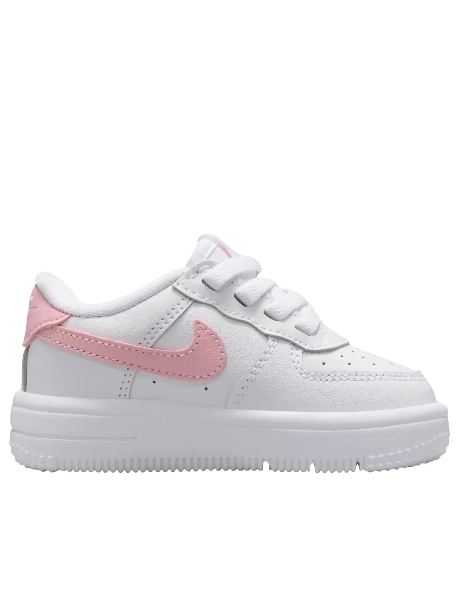 Детские кроссовки с липучкой и шнуровкой Nike Air Force 1 Low EasyOn — изображение 2 из 6, белый