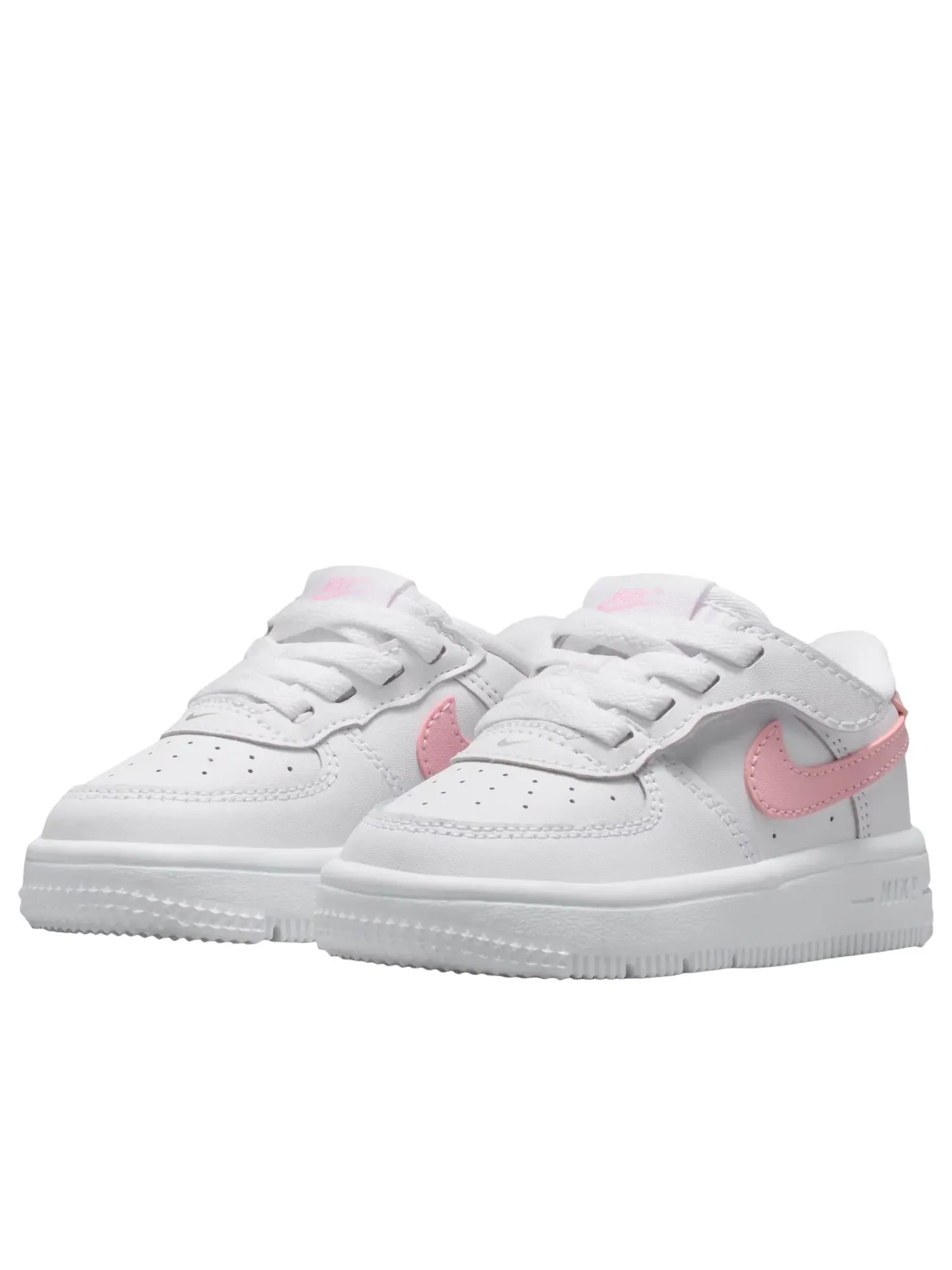 Детские кроссовки с липучкой и шнуровкой Nike Air Force 1 Low EasyOn — изображение 3 из 6, белый