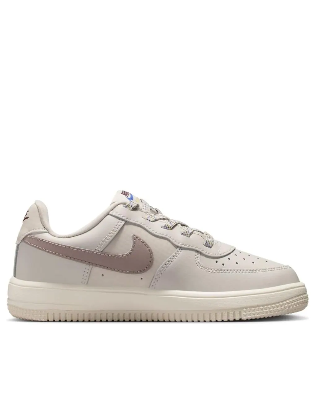 Кроссовки (PS) Nike Force 1 Low LV8 EasyOn 'Light Orewood Brown Burgundy Crush' — изображение 6 из 6, бежевый