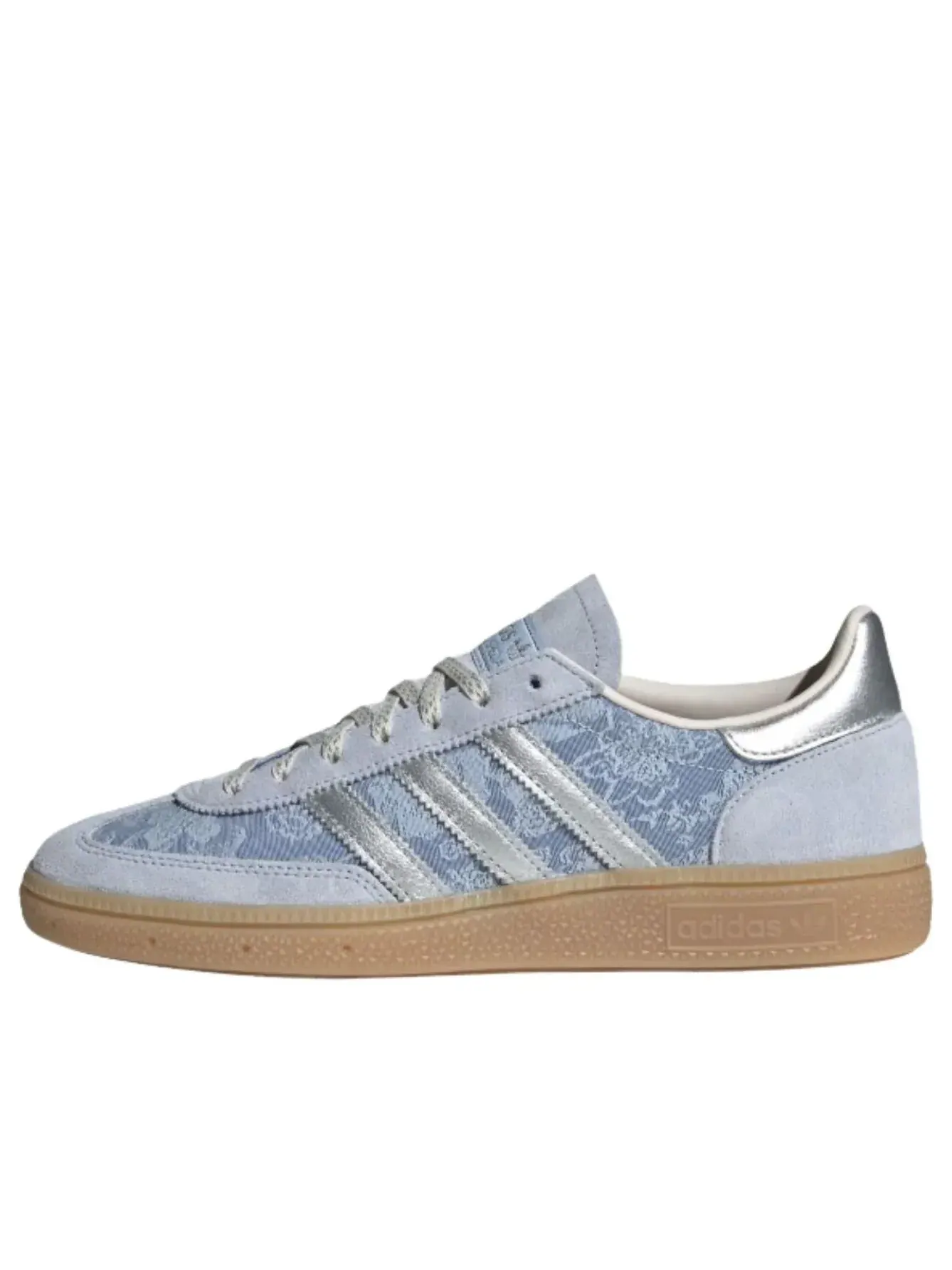 Кроссовки (WMNS) Adidas Handball Spezial 'Crystal Sky Silver Metallic Chalk White' — изображение 1 из 6, синий
