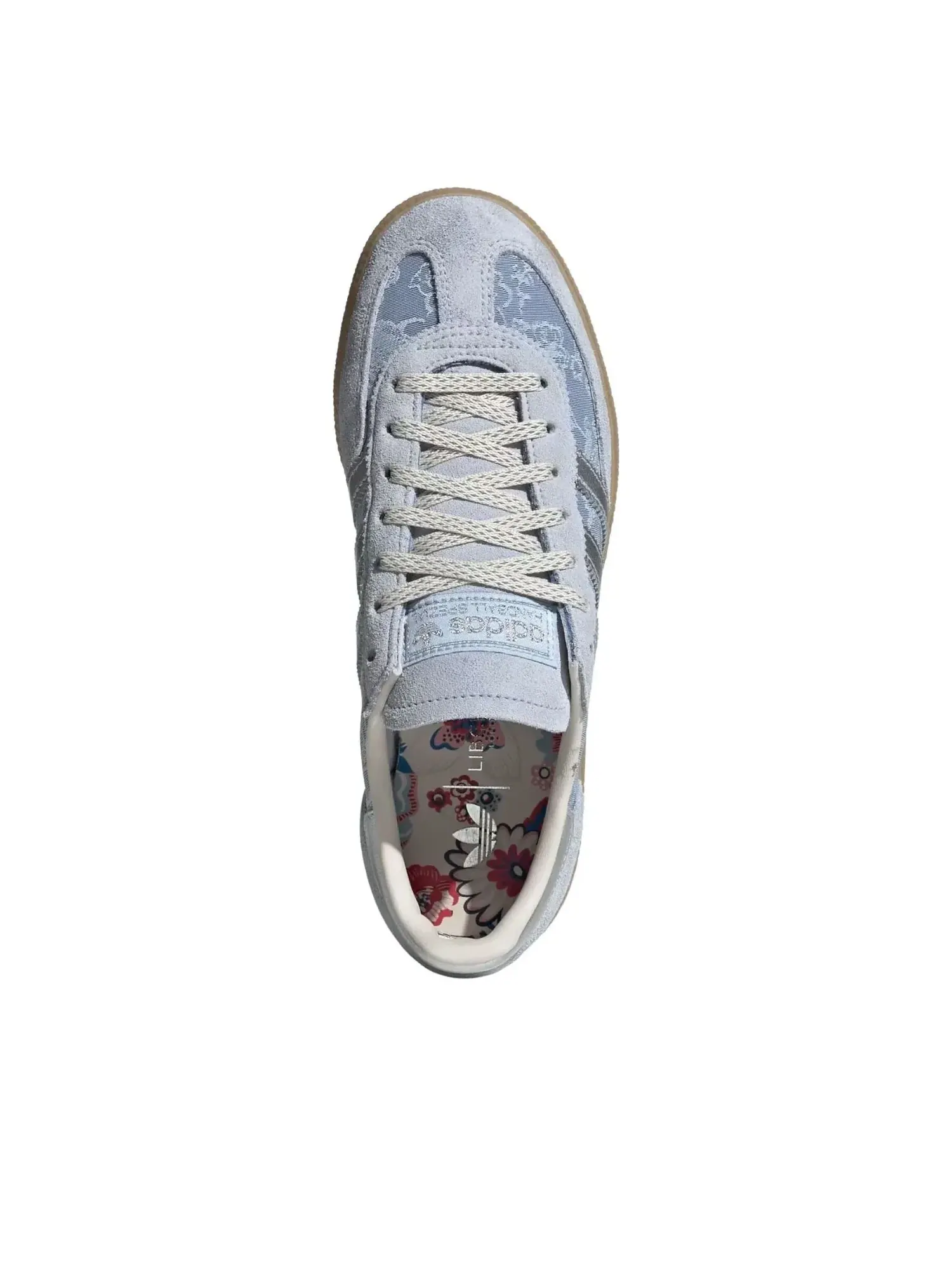 Кроссовки (WMNS) Adidas Handball Spezial 'Crystal Sky Silver Metallic Chalk White' — изображение 4 из 6, синий
