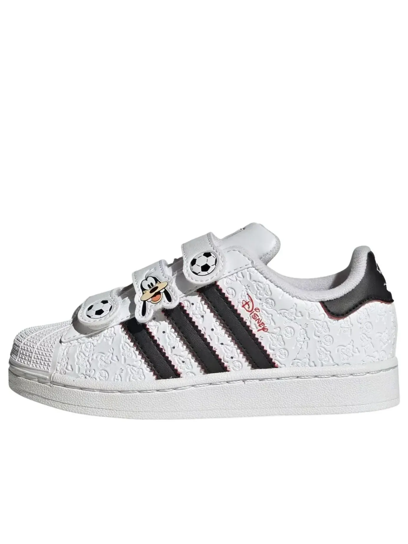 Кроссовки (PS) Adidas x Disney Superstar II Comfort Closure 'White Black Red' — изображение 1 из 5, белый