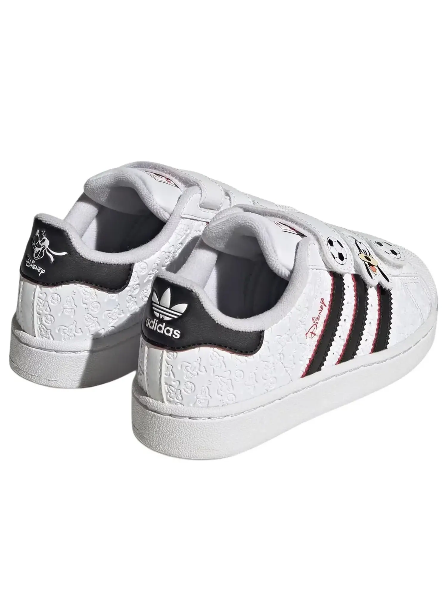 Кроссовки (PS) Adidas x Disney Superstar II Comfort Closure 'White Black Red' — изображение 3 из 5, белый