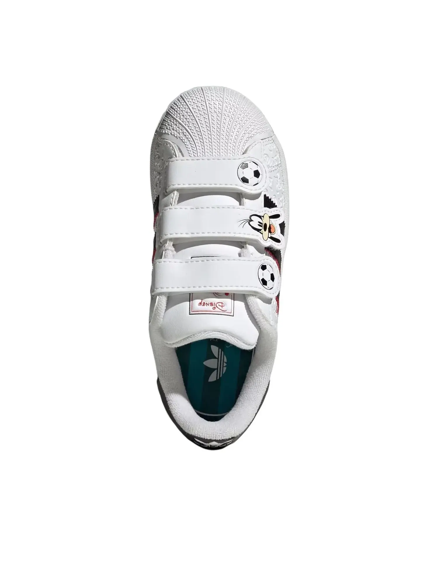 Кроссовки (PS) Adidas x Disney Superstar II Comfort Closure 'White Black Red' — изображение 4 из 5, белый
