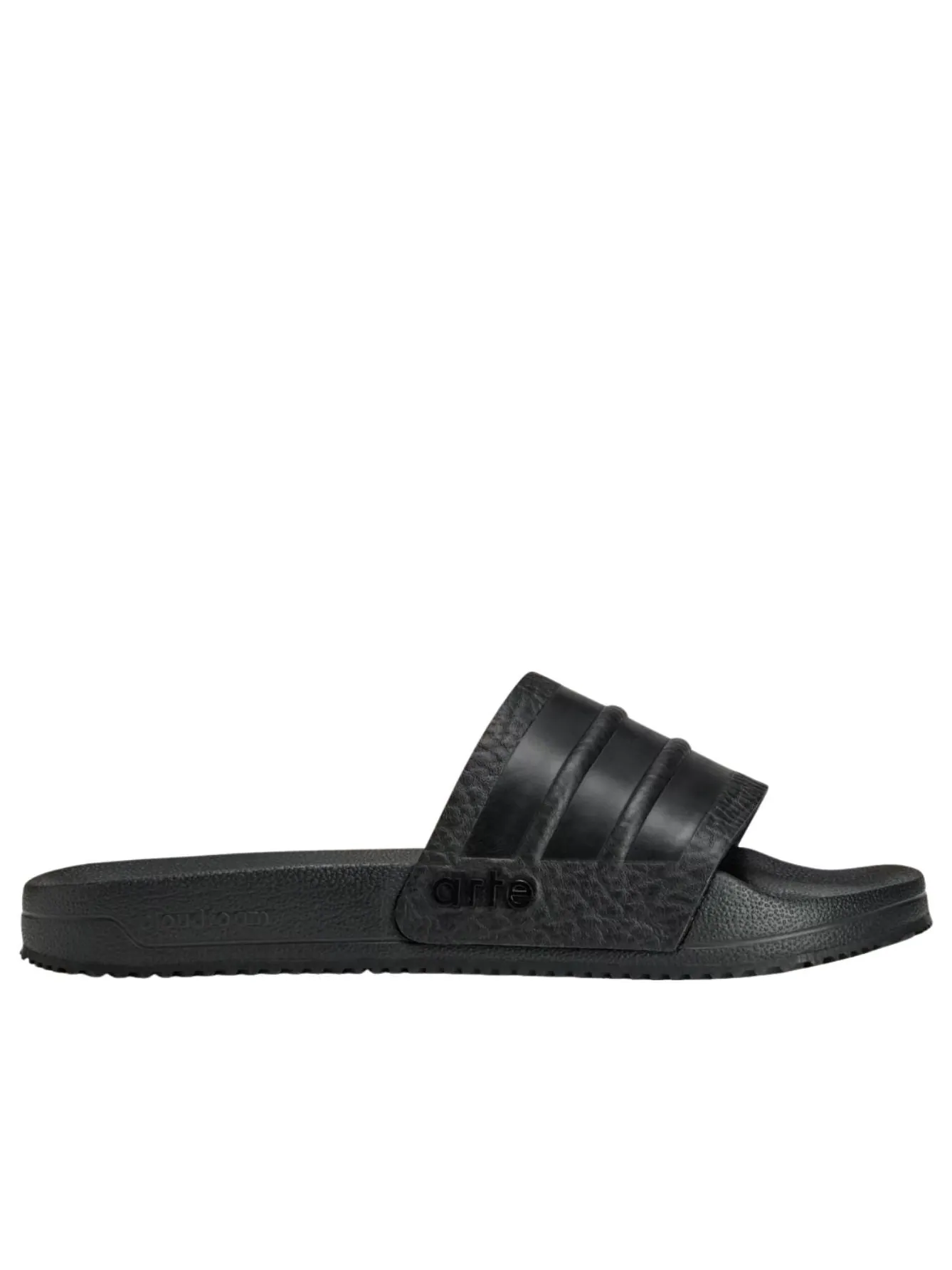 Шлепанцы Adilette 'Core Black' Adidas x Arte Antwerp — изображение 6 из 6, черный