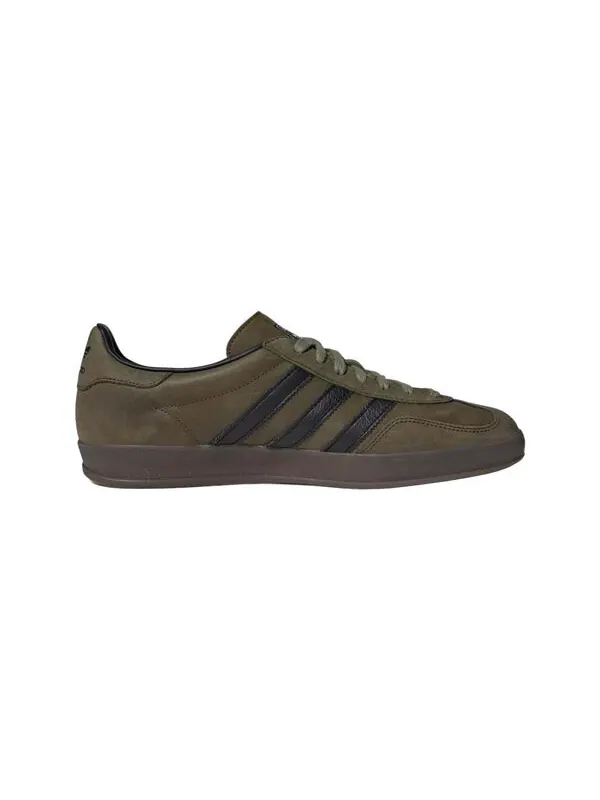 Кроссовки gazelle indoor 'focus olive' Adidas — изображение 2 из 4, оливковый/черный