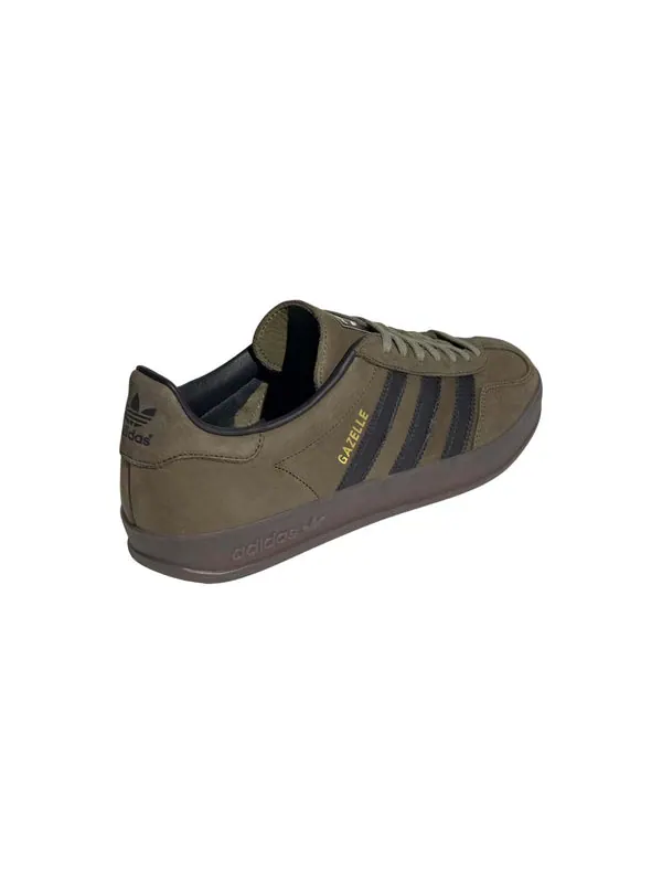 Кроссовки gazelle indoor 'focus olive' Adidas — изображение 4 из 4, оливковый/черный