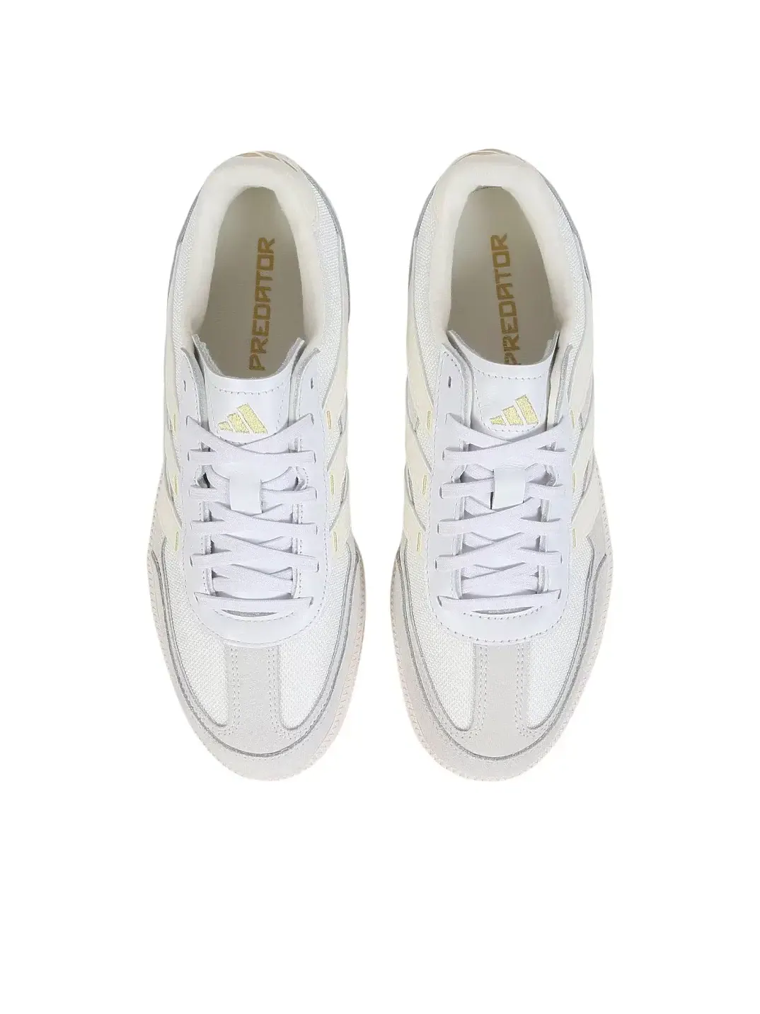 Кроссовки adidas Predator Freestyle Indoor 'Cloud White Off White Gold Metallic' — изображение 4 из 5, белый