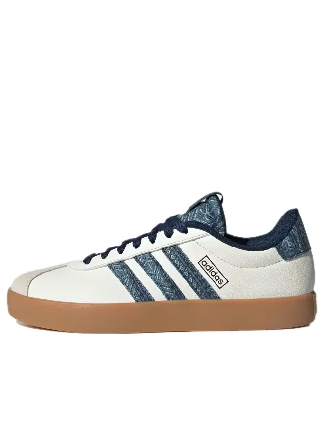 Кроссовки (WMNS) adidas Vl Court 3.0 'Off White Night Indigo Gum' — изображение 1 из 5, белый