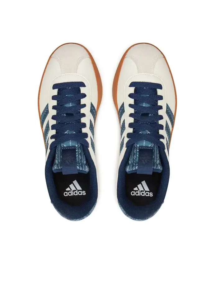 Кроссовки (WMNS) adidas Vl Court 3.0 'Off White Night Indigo Gum' — изображение 3 из 5, белый