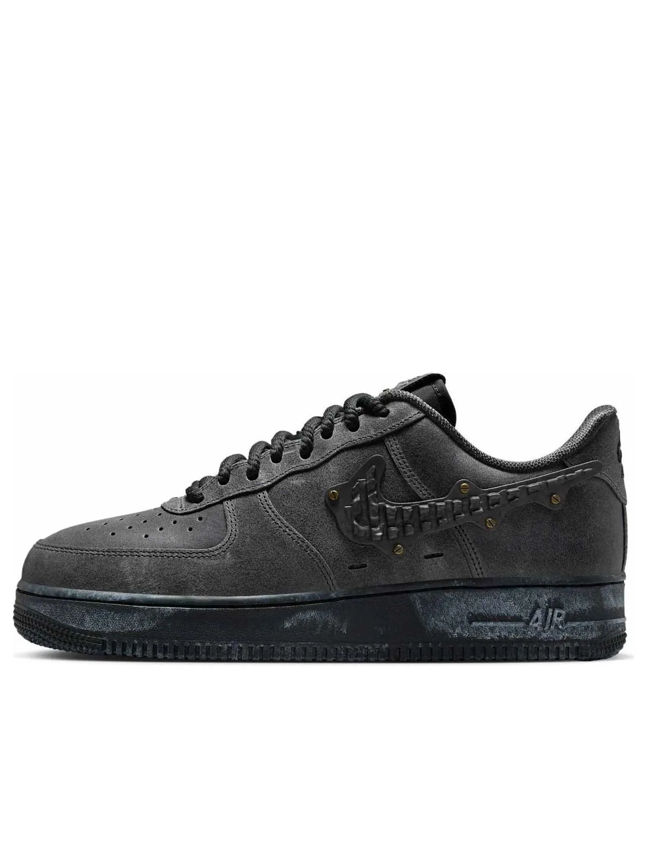 Кроссовки Nike Air Force 1 '07 LV8 'Medium Ash Anthracite' — изображение 1 из 7, черный