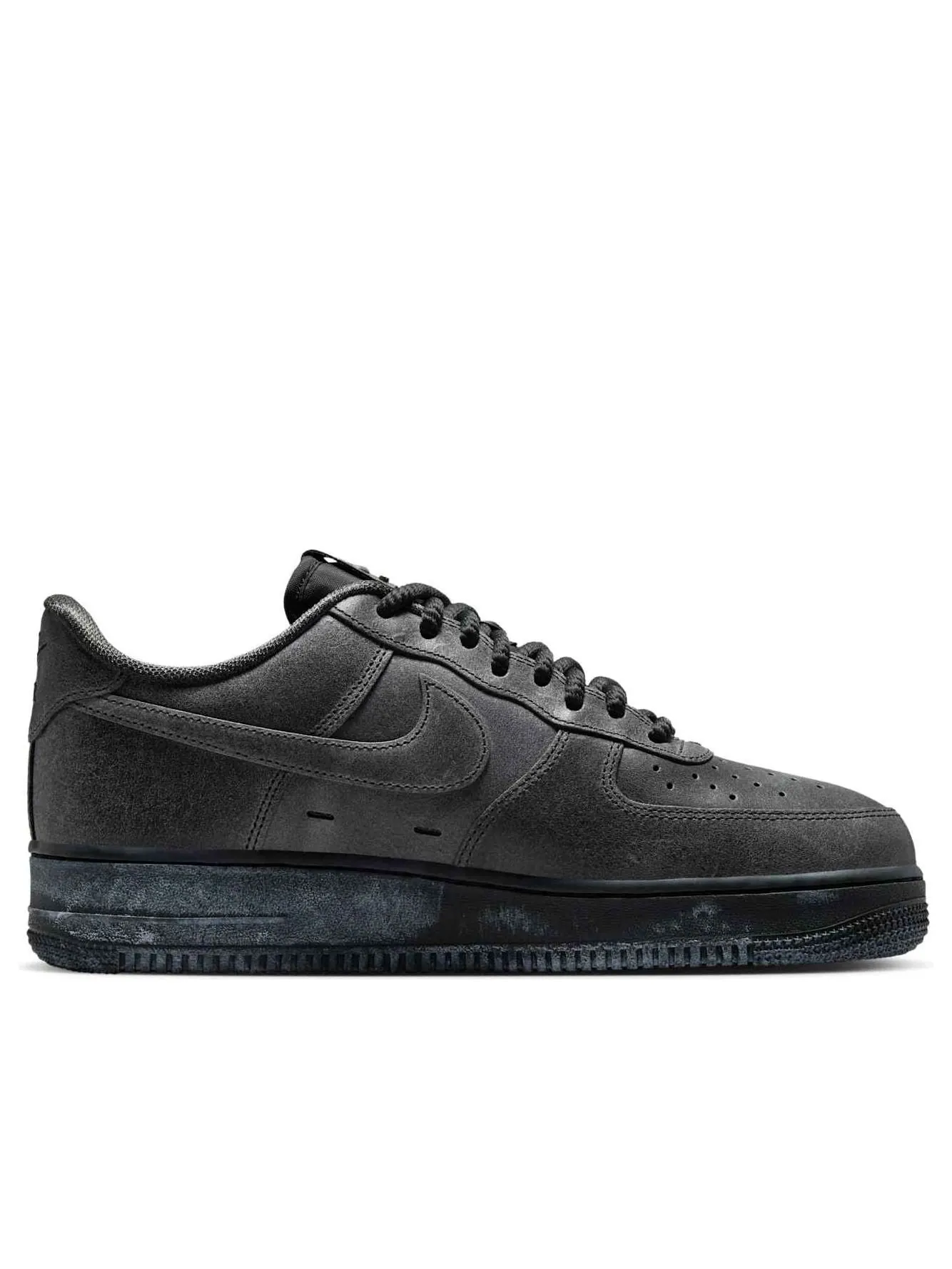 Кроссовки Nike Air Force 1 '07 LV8 'Medium Ash Anthracite' — изображение 2 из 7, черный